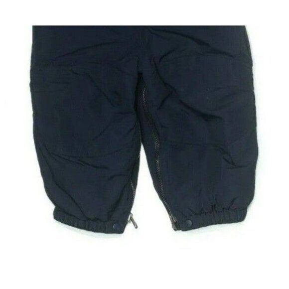 Lands End Fleece Lined Bib Snow Pants sz 12-18M Gender Neutral - Picture 4 of 7